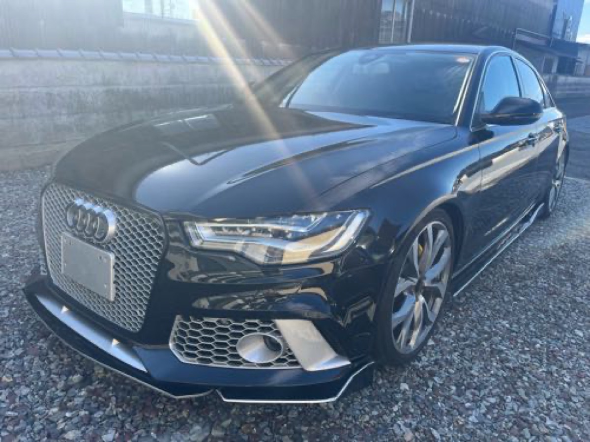 自動車天井張り替え修理 アウディA6 施工写真 4