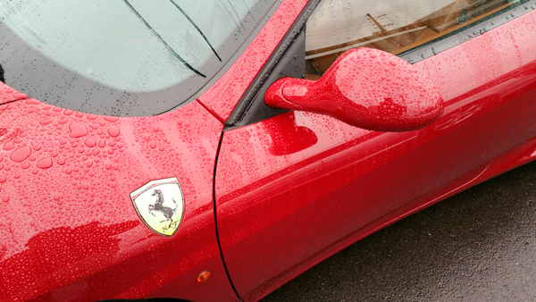 高級車のガラスコーティング事例