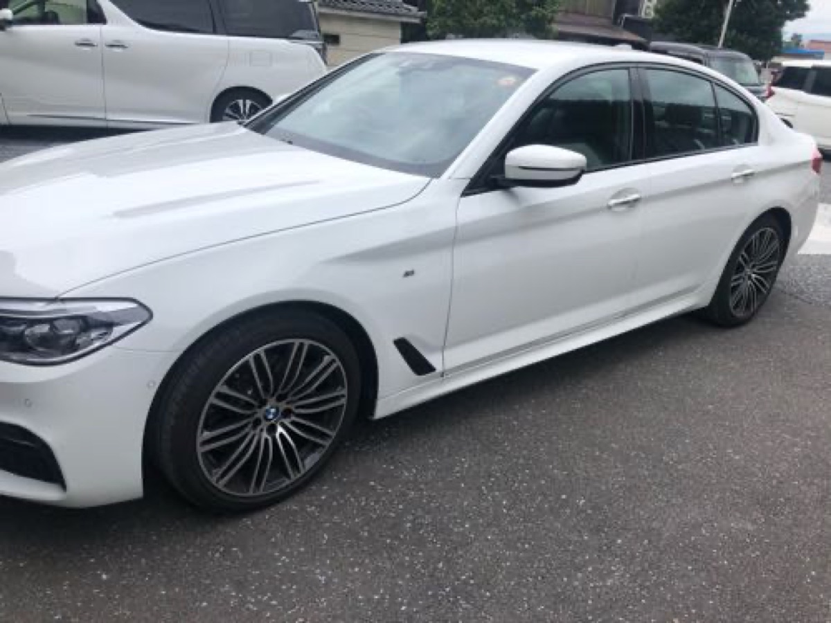 BMW 純正ホイール カラーチェンジ グロスブラック 施工写真 1