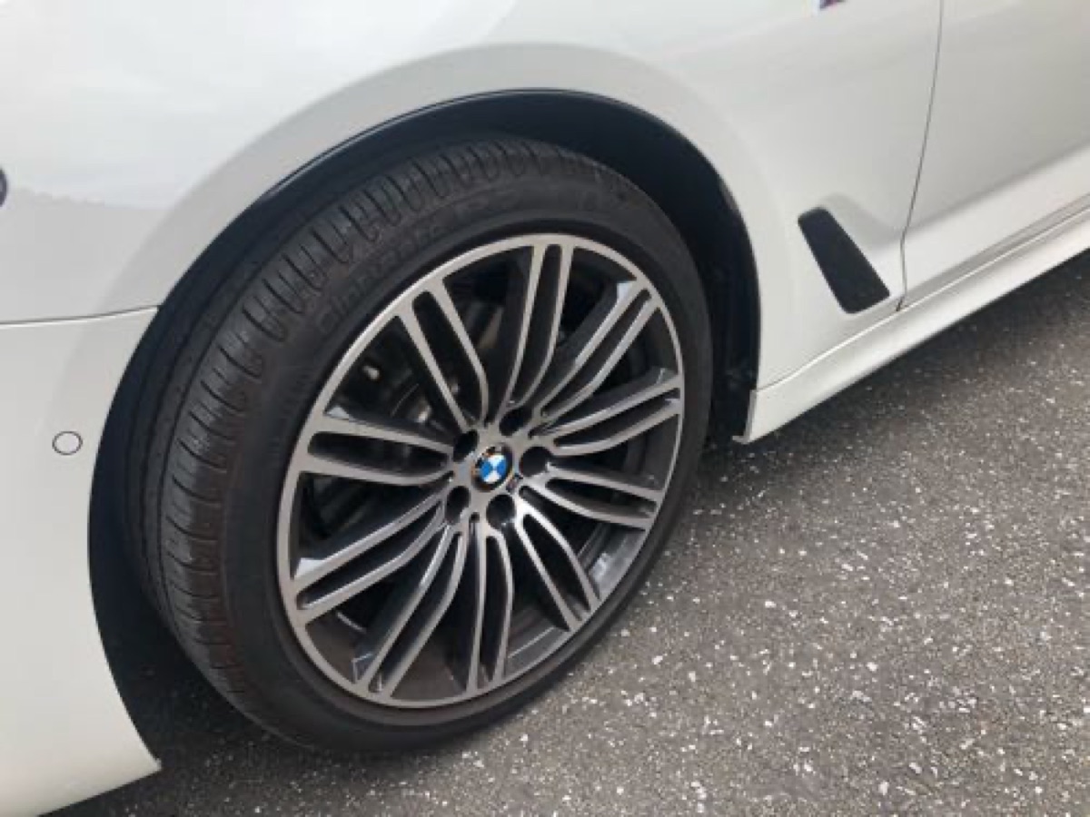 BMW 純正ホイール カラーチェンジ グロスブラック 施工写真 3
