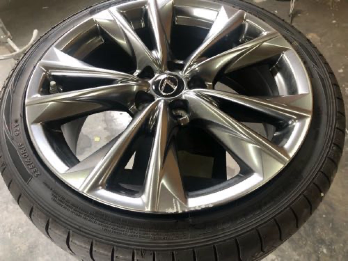 レクサスホイール修理 LS500 純正ホイール修理