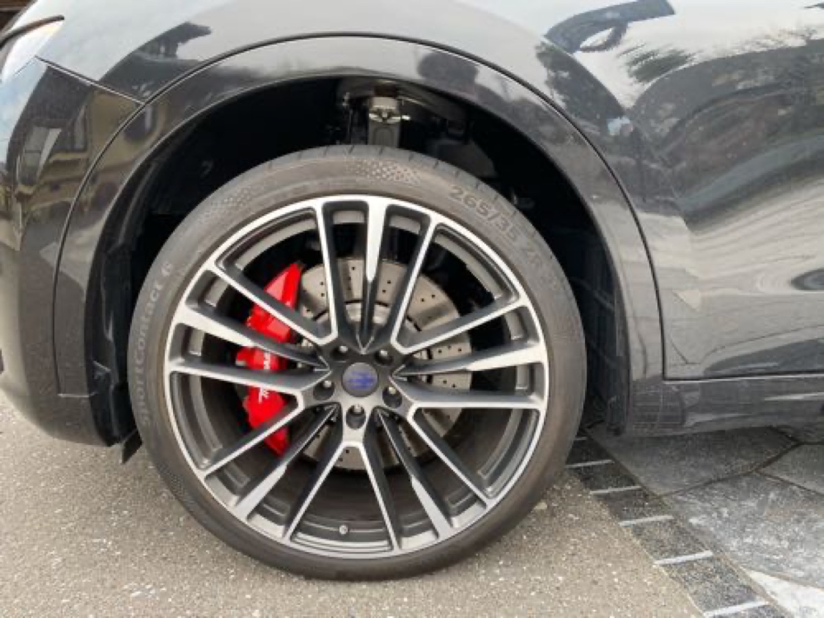 マセラティ レバンテTROFEO ホイール修理 施工写真 3