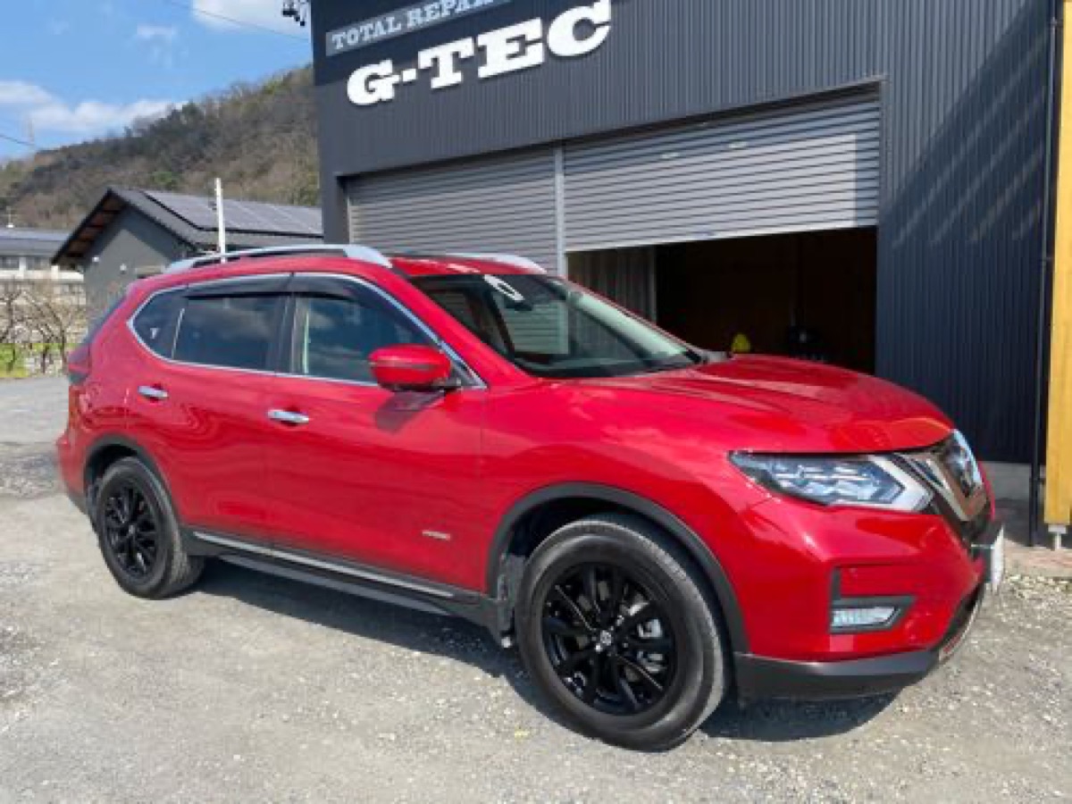 ホイール修理 純正ホイール マットブラックカラーチェンジ 施工写真 2