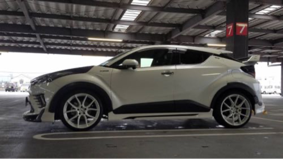 ホイール カラーチェンジ パールホワイト全塗装 施工写真 4
