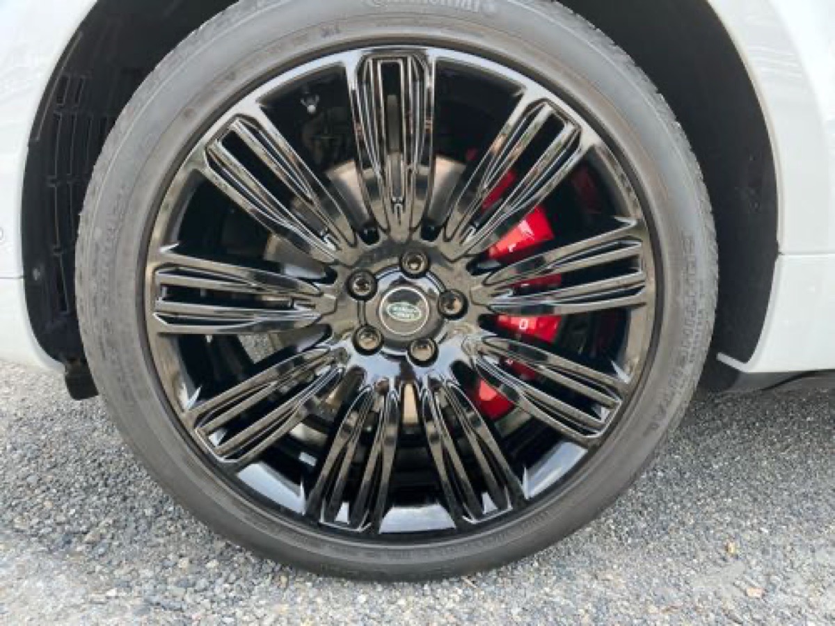 レンジローバーホイール修理 純正ホイール カラーチェンジ 施工写真 3